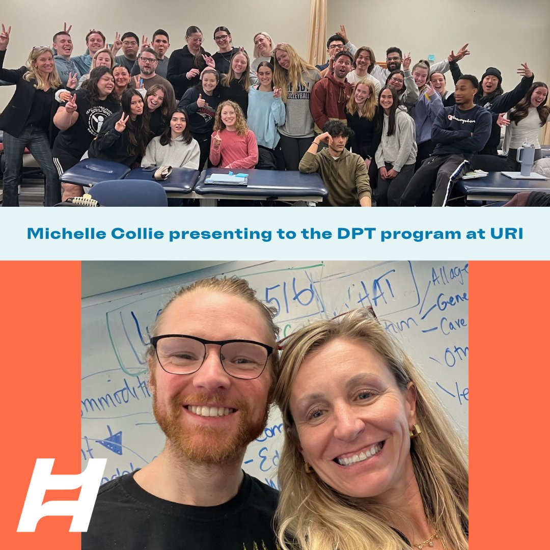 Exciting day at <a href="/URI_DPT/">URI Physical Therapy</a>! Michelle Collie shared insights with first and second-year DPT students, emphasizing the importance of seeking PT first, not needing a referral, and discussed the significance of #PATTOTL (practicing at the top of the license). #GrowForward 🐏 🪜