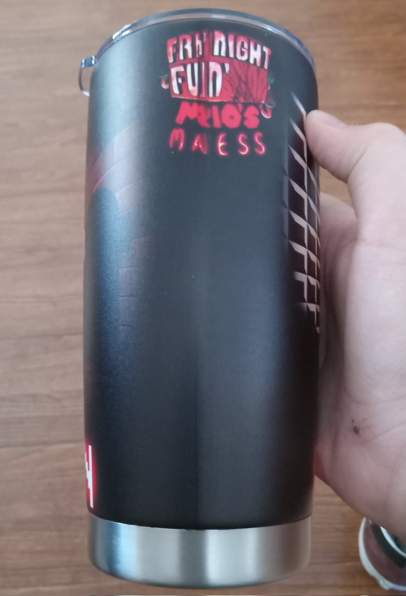 Look at this new MX cup I ordered!
(And designed)

The MM logo is a bit fucked up but, nothing a lil vinyl can fix lol

MX's owner: <a href="/RazzDazzleDoo/">MOVED OUT!</a>
Mx art from: @/MarcoJurez19

#Mario85 #Mariopcport
#MariosMadness #mariomadnessv2