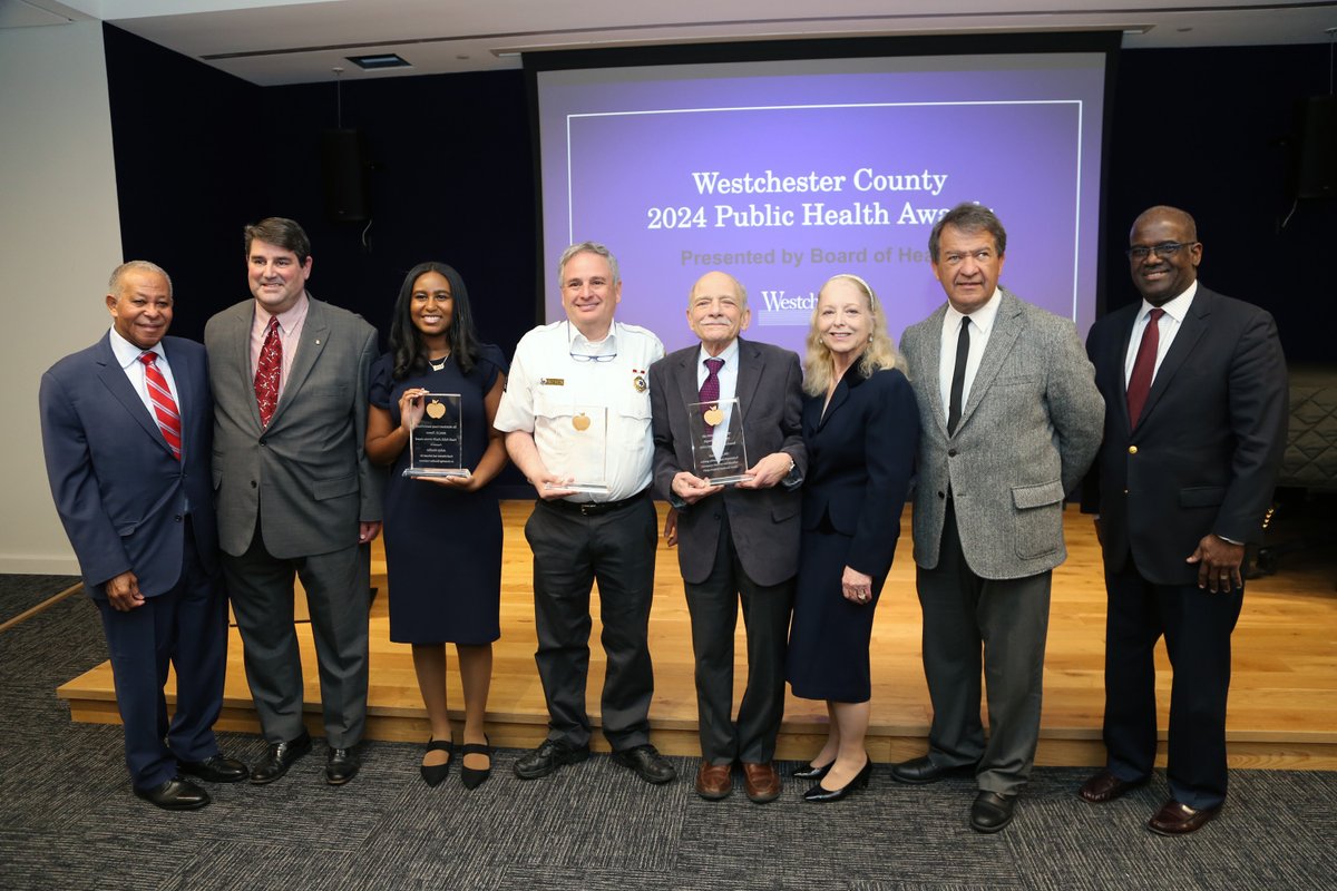 As part of Westchester County’s celebration of National Public Health Week today County Executive George Latimer joined the Westchester County Board of Health to present the 2024 Public Health Awards, recognizing outstanding contributions to public health in Westchester. Latimer…