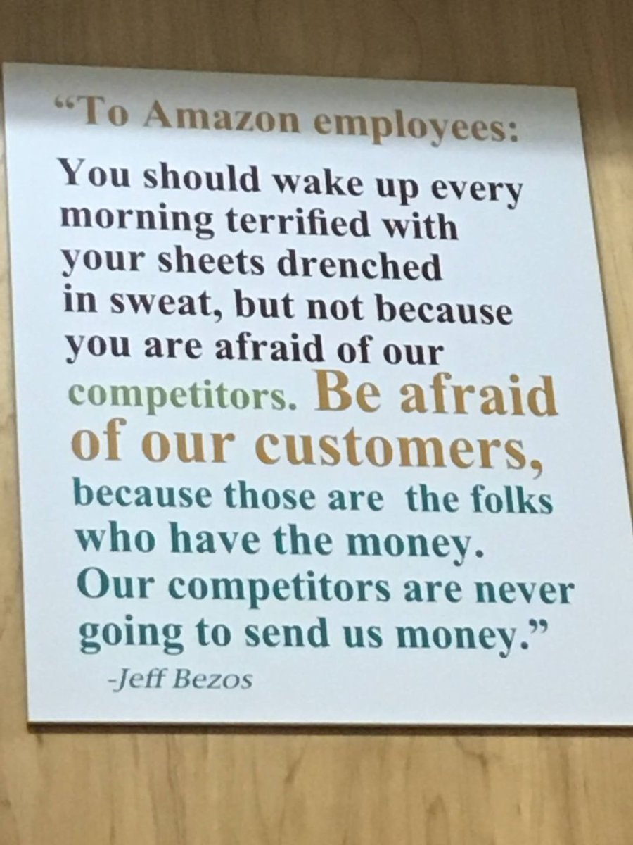I am a big fan of Amazon's intense customer focus! Honored that Amazon Web Services (AWS) is sponsor of @AngelesInvestor #AWS #Amazon #CustomerFocus