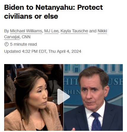 peterdaou's tweet photo. Biden to Netanyahu: Protect civilians ... or ... or ... we'll send you more bombs!! https://t.co/tvbbv3gHYb
