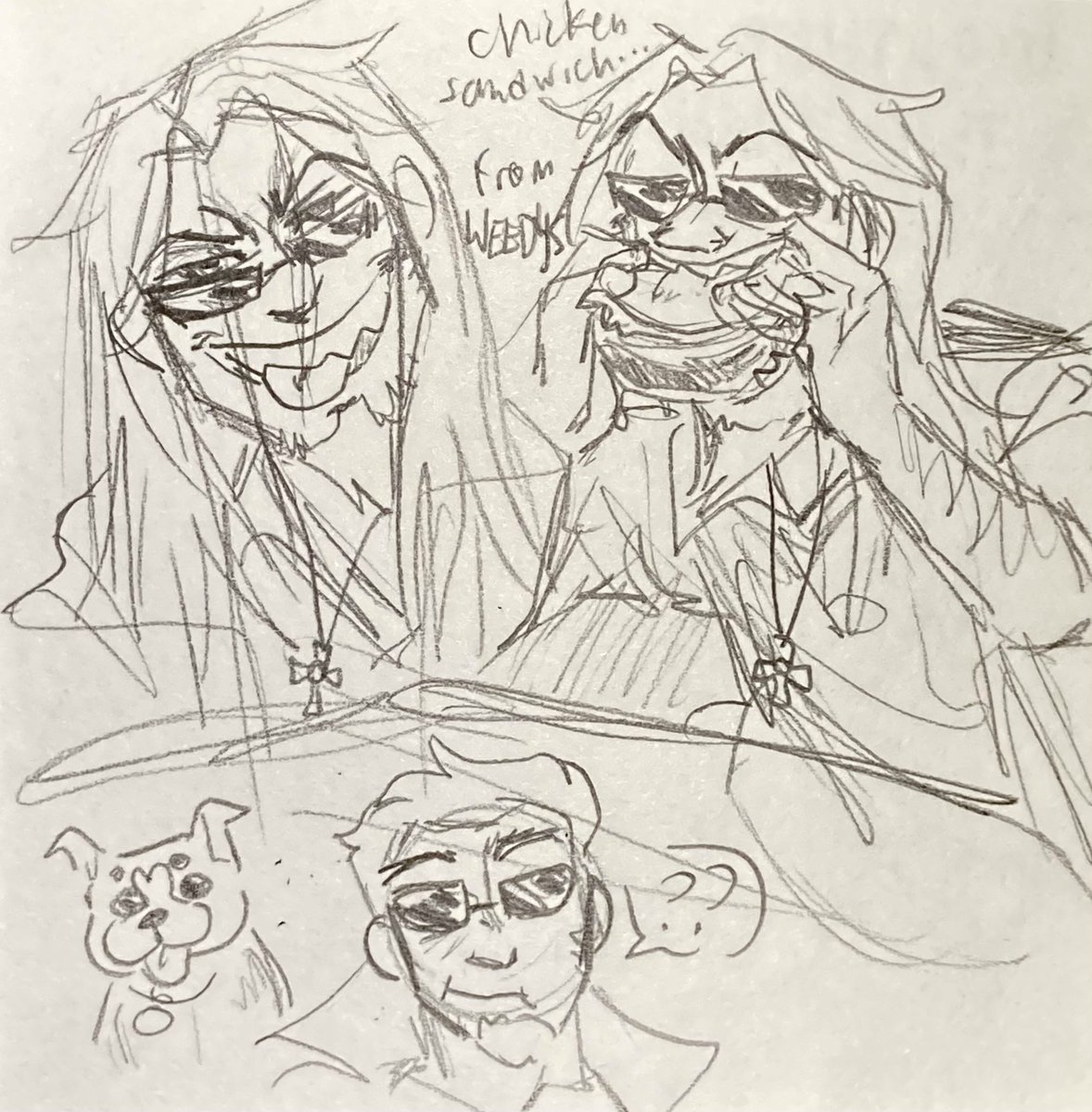 _nightynite's tweet photo. doodles of the dudes https://t.co/0OKtC60Sjg