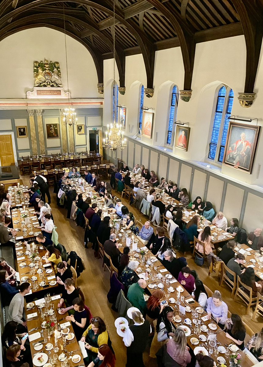 Tonight's #BFDG2024 conference dinner @JesusCollegeCam was the perfect way to catch up with old and new colleagues to discuss all things food science, nutrition and eating behaviours! Good night all and see you back at @AngliaRuskin for day 2!