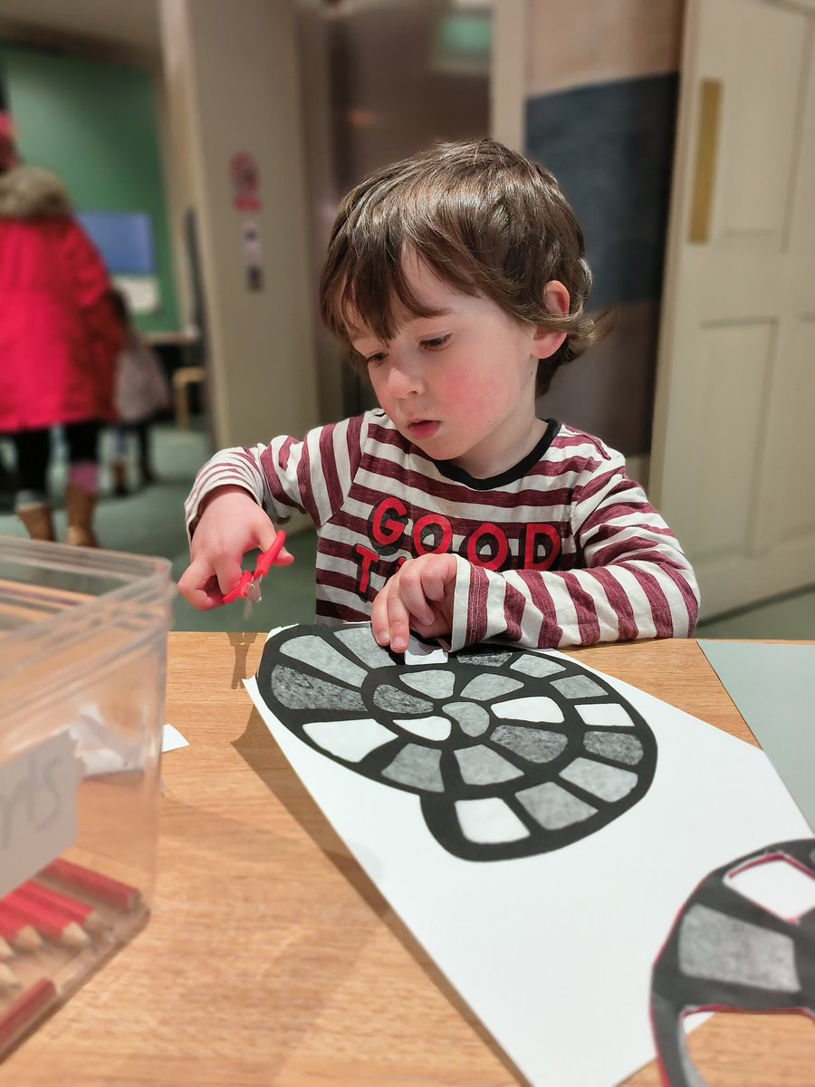 04.04.24 - great day-off today, prehistoric dino crafting with my kids at the amazing Rotunda Museum @ScarbsMuseums 🦕👍 #DinosaurDad #yorkshire