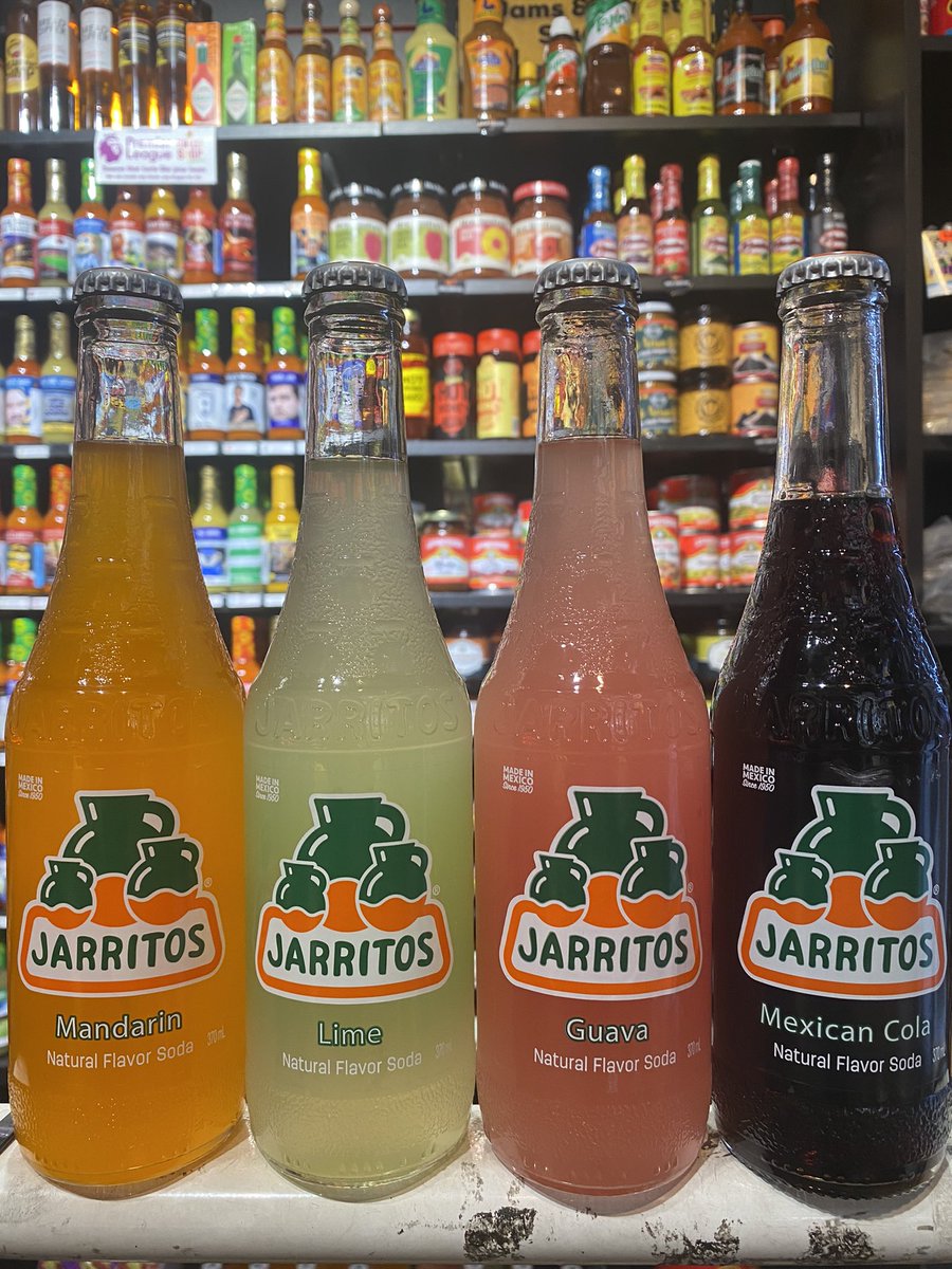 The boat from Mexico arrived today and we have authentic non alcoholic drinks... they taste just like drinks did 100 years ago before they took all the illegal stuff out 🖤 Cola 🧡 Mandarin 🤍 Guava 💚 Lime OMG these you must try once in a lifetime £3... limited stock