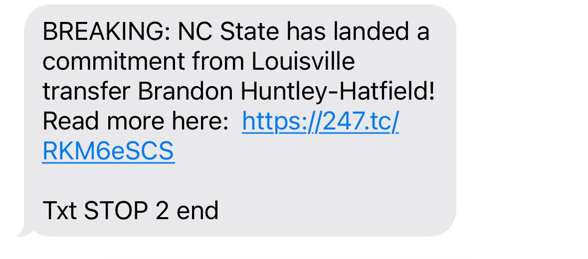 Text alerts from @PackPride get you the scoop before the rest of Wolfpack Nation! Get in now to be in the know!