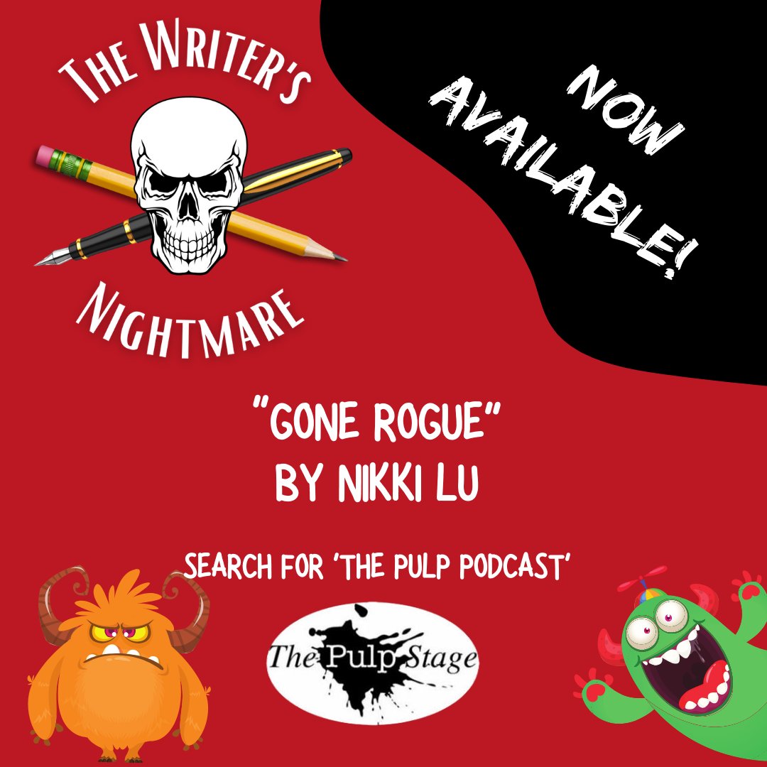 ThePulpStage's tweet image. Fart monsters, soda, narcotics, a mad scientist--you'll find all of these in this weird story, but for your own safety, please do not fart!

buzzsprout.com/694438/1483030…

by Nikki Lu

starring:

Falynn Burton
J.R. Jackson
Katie Mortemore