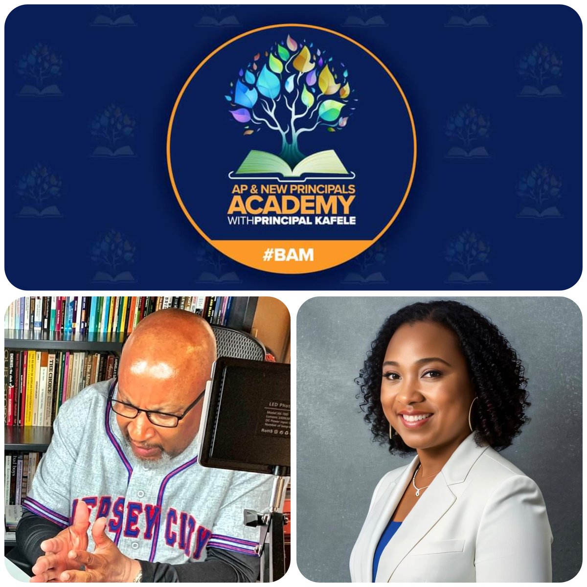 WEEK 206 IS UPON US...and I've got 2022 National Outstanding AP of the Year and current principal, Dr. Queesha Tillman (@advocate_1) stopping by to talk AP & principal leadership. Join me this Saturday morning @ 10:55 ET here LIVE or YouTube LIVE @ AP & New Principals Academy.