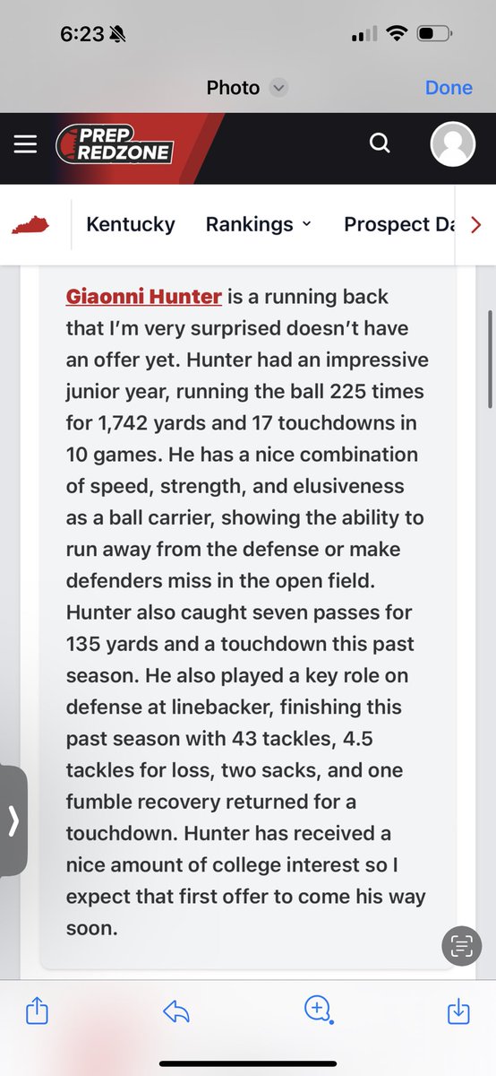 Put this kid up against any player in the state, he’s one of the best! Every coach he’s played against will tell you how tough he is. He’s racked up 3500+ yards and 40 touchdowns the last two seasons while maintaining a 3.8 gpa! Not chasing offers, looking for a home! Going to