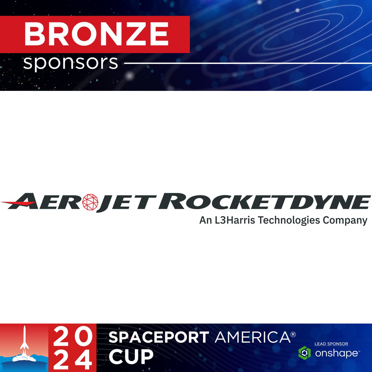 Great to have one of the best propulsion systems developers & manufactures on board 🚀 An @L3HarrisTech company, Aerojet Rocketdyne provides a full range of propulsion and power systems for rockets, spacecraft and other space vehicles ✨ Learn more | bit.ly/3xg820X