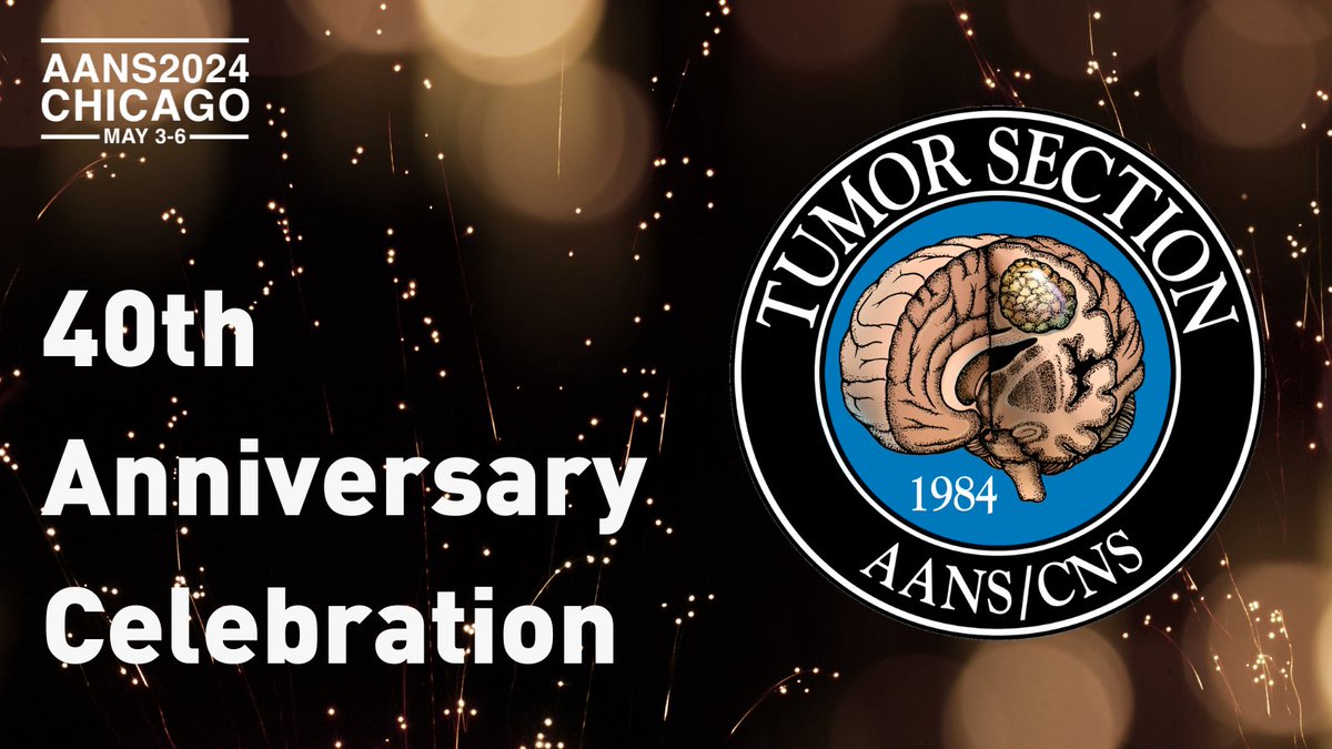 Celebrate the Tumor Section's 40th Anniversary at #AANS2024! Join us for a memorable evening at Gibson's Italia on May 5th from 7:30 to 9:30 pm. Connect with colleagues and section leaders while enjoying fantastic food and company. @TumorSection ow.ly/uki350R8OFF