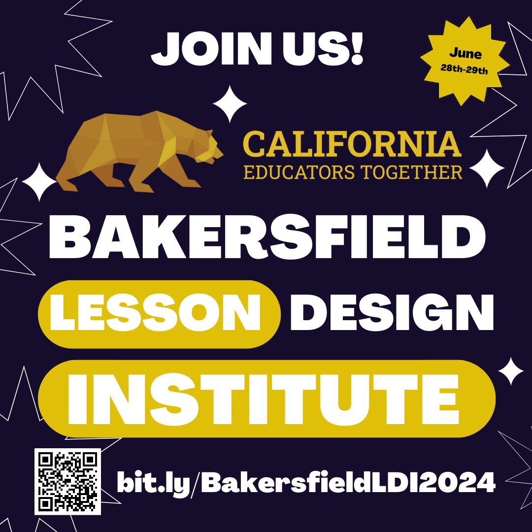 🍎 Elevate your teaching game at the Lesson Design Institute presented by California Educators Together! Dive deep into crafting high-quality instructional materials, collaborate with educators statewide, and earn a $1,000 stipend. Save your spot now! #teach #CaliforniaEducators