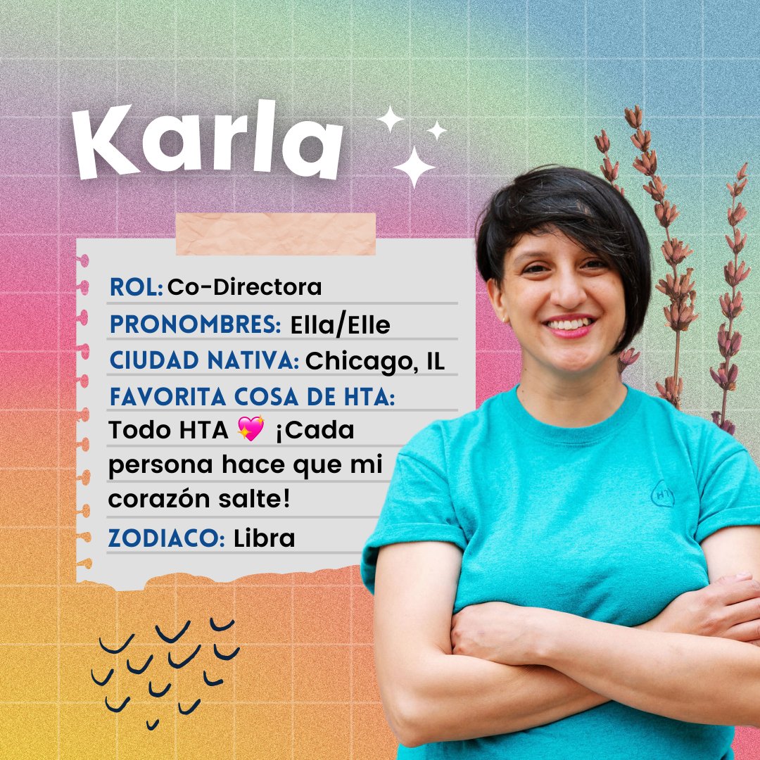 HealingToAction's tweet image. STAFF INTRO ✨ | Meet Karla, our Co-Director! Karla is a driving force in pushing for more for survivors in our base and across the city. Swipe to see who inspires Karla! #StaffIntro #InspirationalWomen

#IntrodelPersonal #MujeresInspiradoras