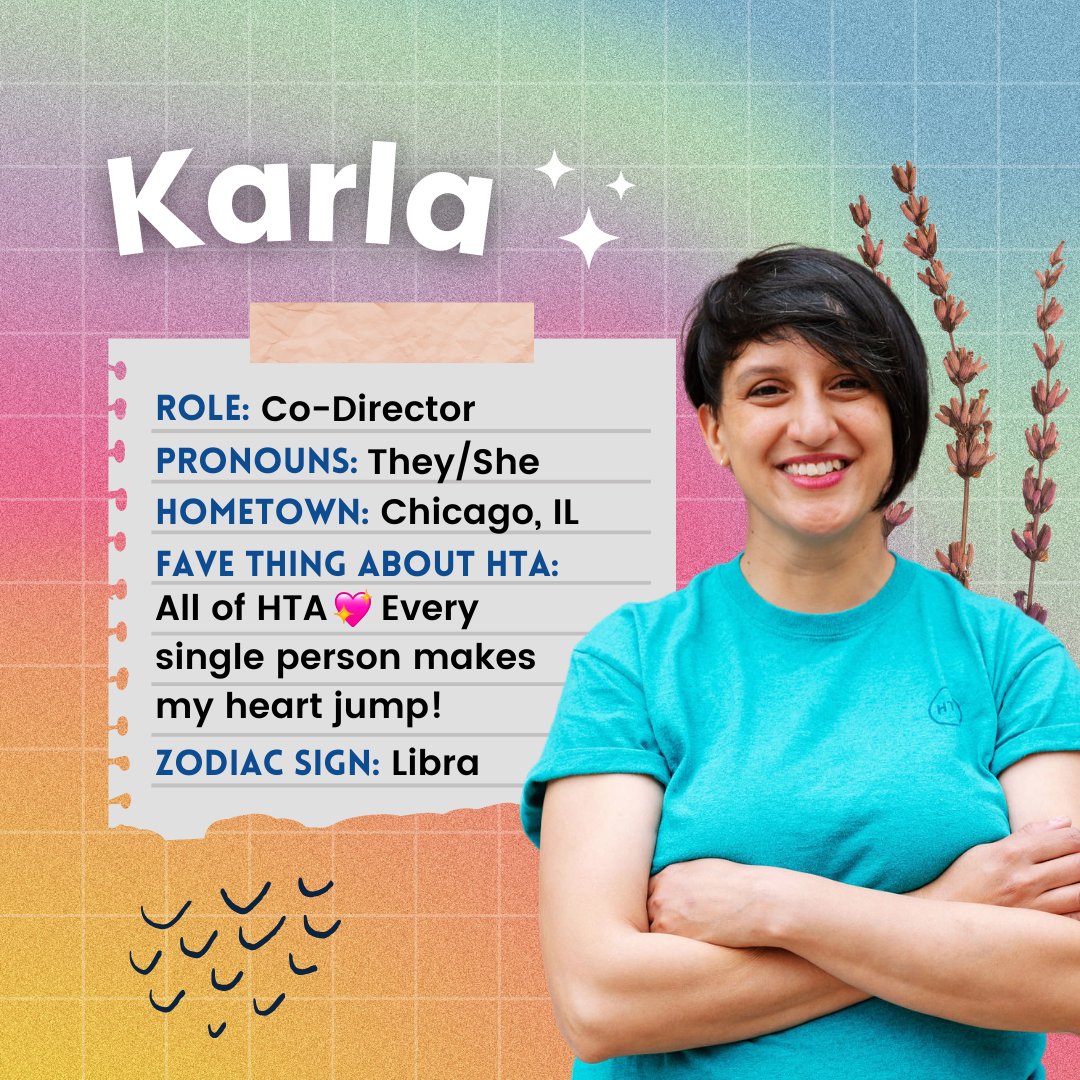 HealingToAction's tweet image. STAFF INTRO ✨ | Meet Karla, our Co-Director! Karla is a driving force in pushing for more for survivors in our base and across the city. Swipe to see who inspires Karla! #StaffIntro #InspirationalWomen

#IntrodelPersonal #MujeresInspiradoras