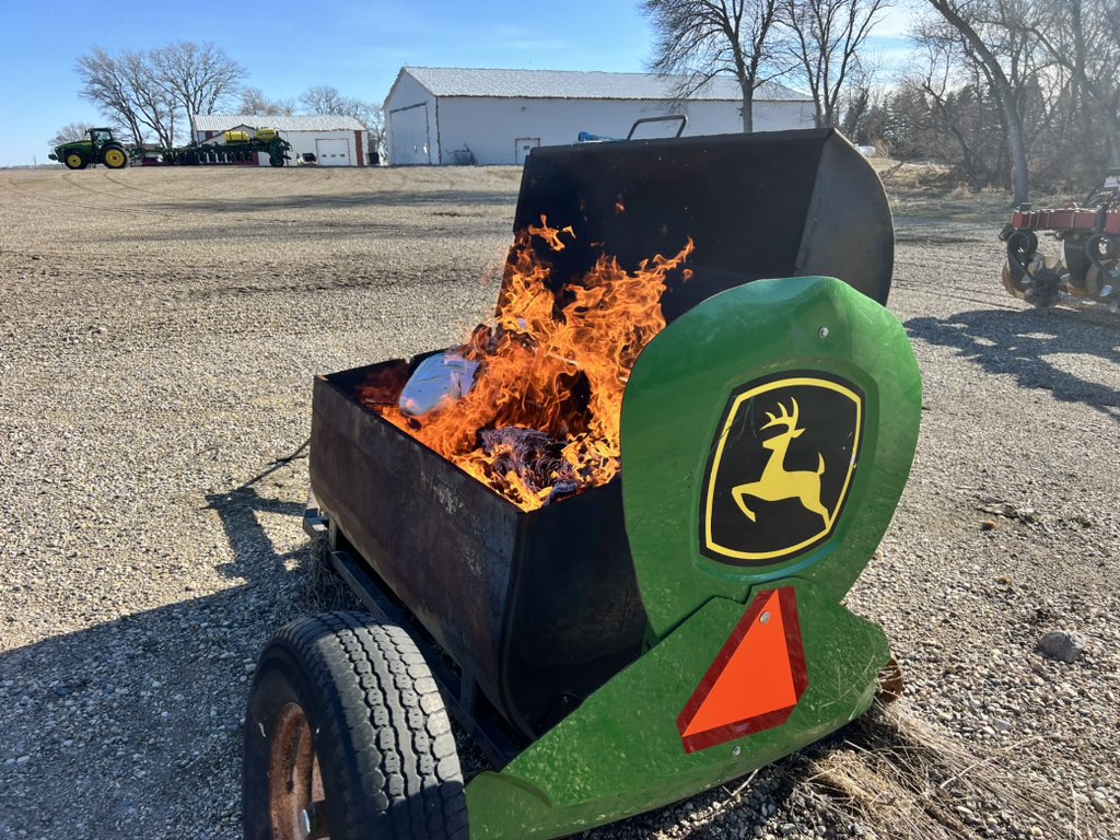 John Deere burn barrel 💵