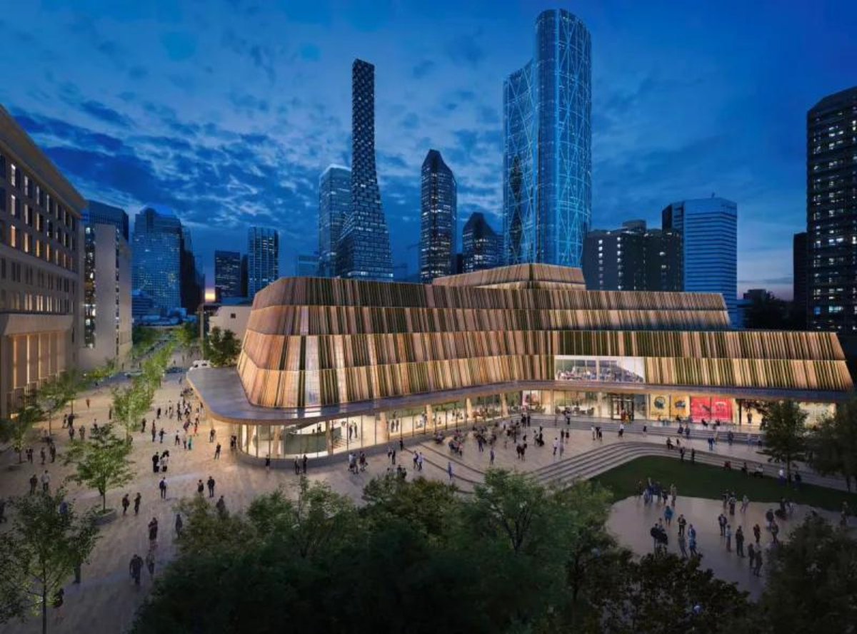 Exciting news for Calgary! The design for the Arts Commons Transformation expansion has been revealed, marking a significant milestone in the $660M project. The new building will include a 1,000-seat theatre and a 200-seat studio theatre, enhancing Calgary's cultural landscape