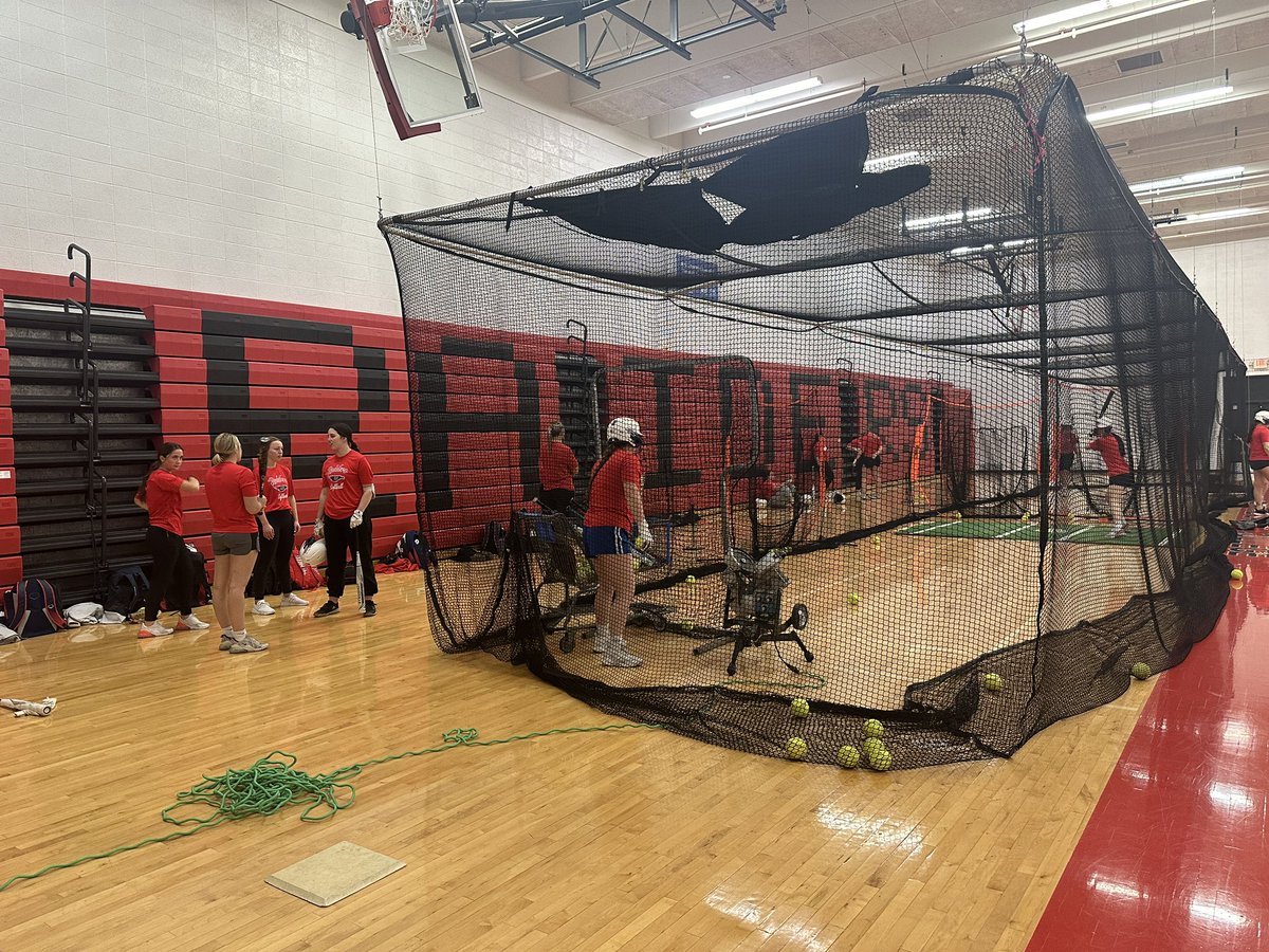 If you are wondering why Coach Austin is happy about an indoor practice today, it because it’s the LAST indoor practice this year!! #rollraids