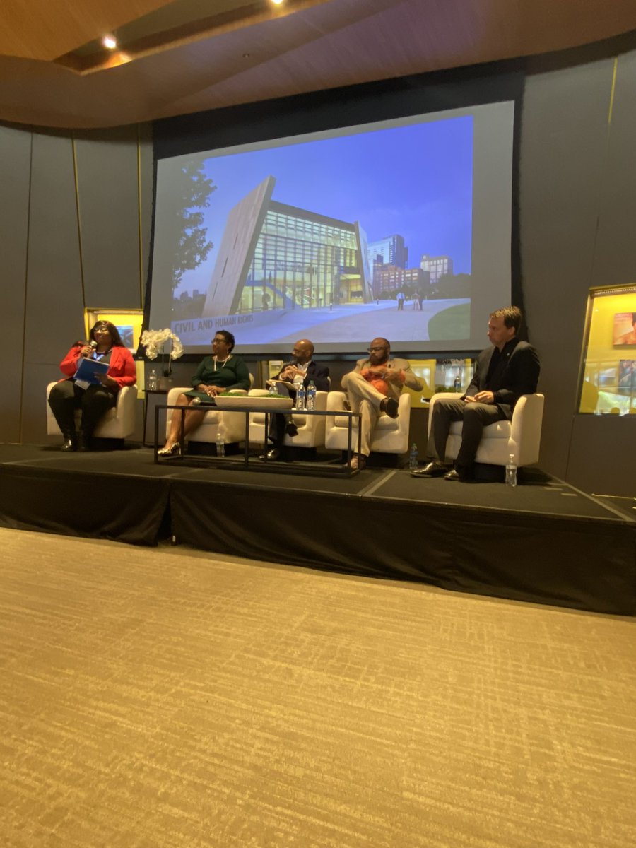 Appreciated the chance to share with visitors from Raleigh NC who are visiting Atlanta this week Great to be with @raleighchamber at @Ctr4CHR Always fun to share the stage with Nancy Flake Johnson and Al Vivian and talk issues of equity and economics.