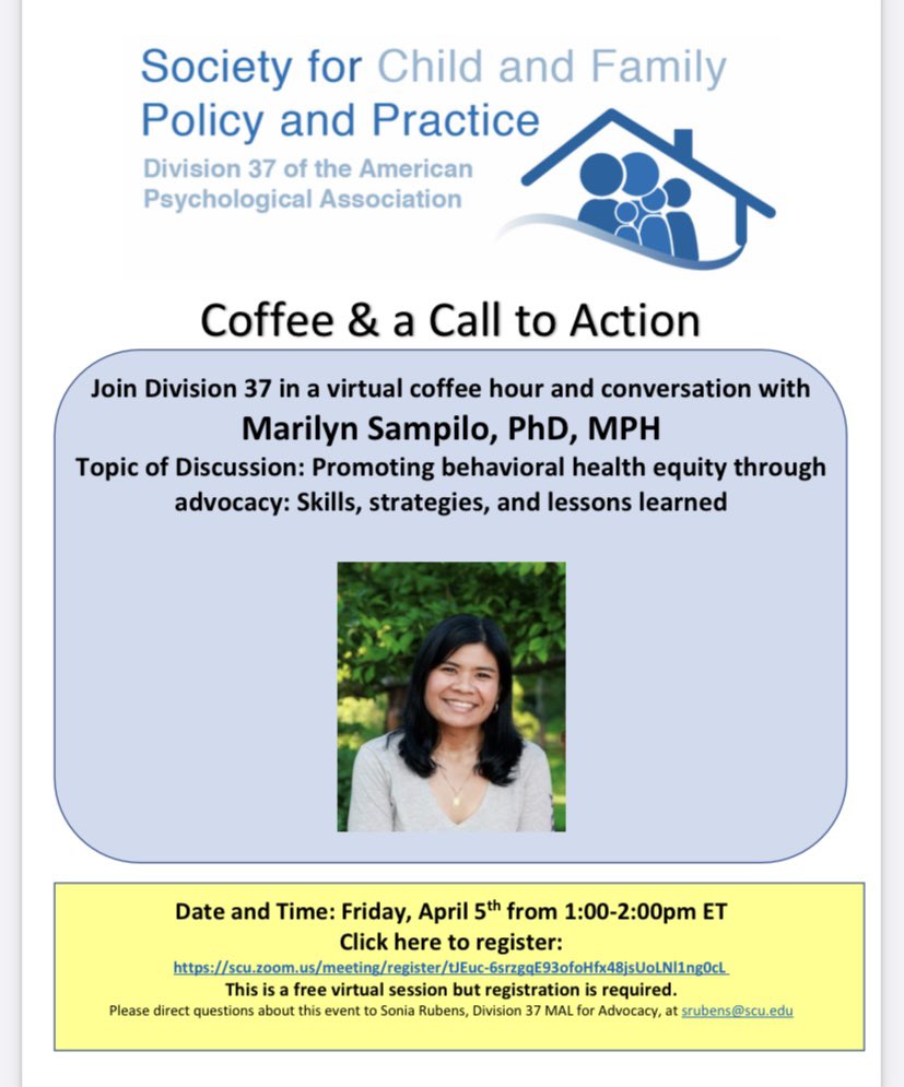 For anyone interested in attending.

Come talk equity &amp; advocacy with me tomorrow at 1-2pm
EST!

scu.zoom.us/meeting/regist…