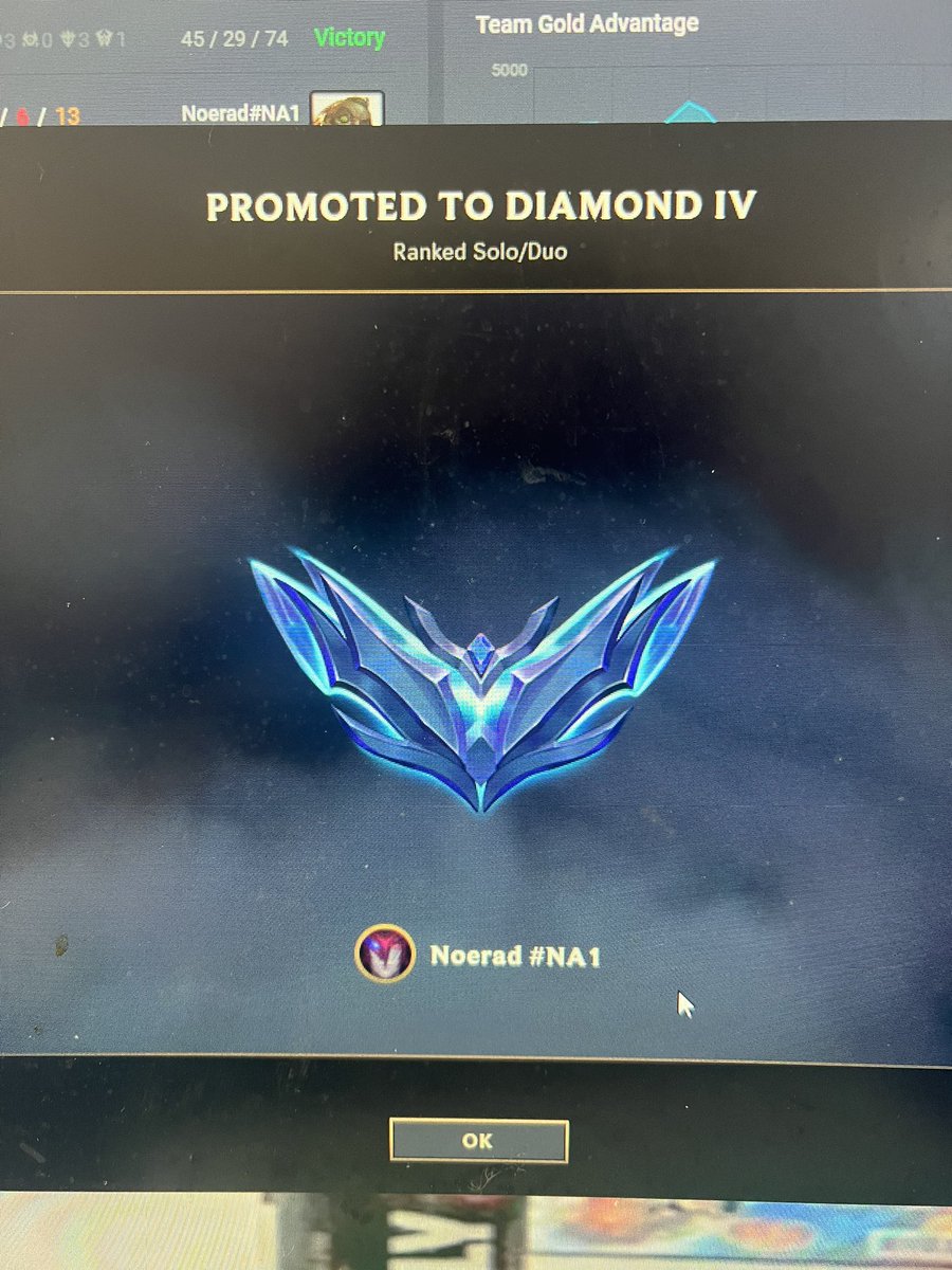 Made it to D4 in league today 😎