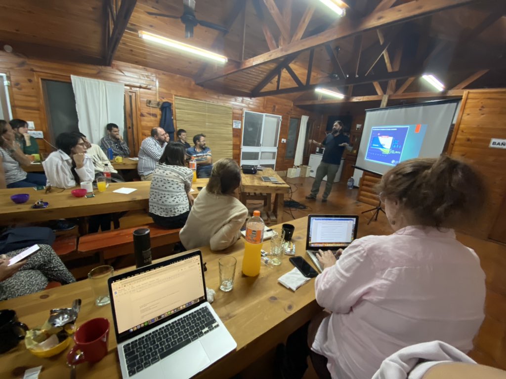 Arrancando el taller del proyecto Net Zero en Argentina con un gran grupo de periodistas en Colonia Elía, Entre Ríos #netzero #ejn