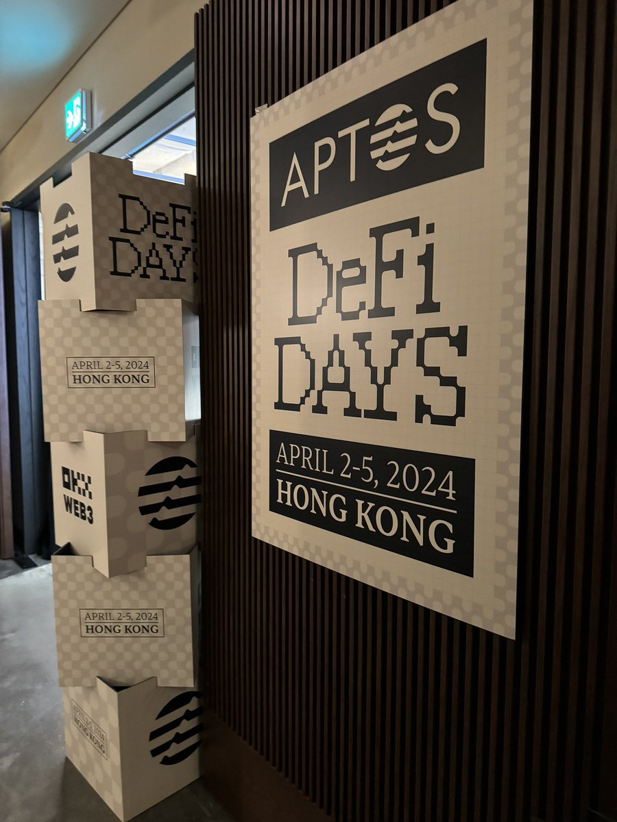 #AptosDefiDays @Aptos in Hong Kong 🇭🇰
Amazing builders and insightful panels. 

Filled with the momentum of Move On Aptos.
Keep up at #Web3Festival and exciting times ahead.

🌐 Make Every Move Count