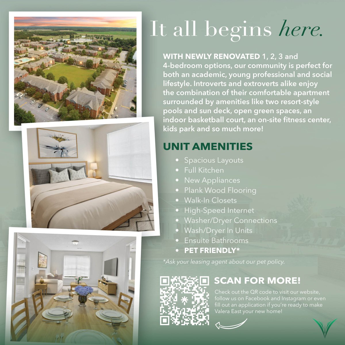 AD: Learn more about your future home! Visit valeraeast.com or follow @valeraeastnc today to get more information on our floor plans, amenities and how to fill out an application.