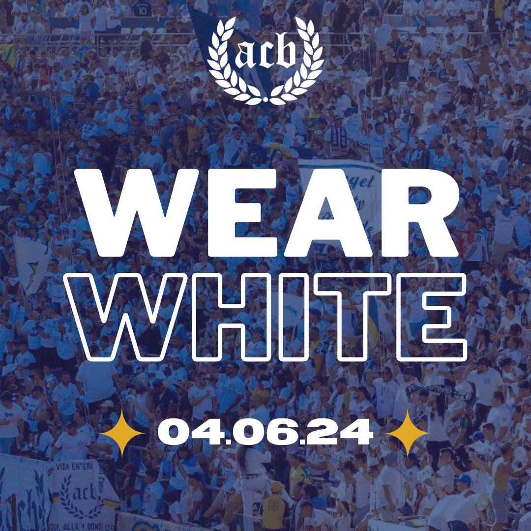 🚨ATTENTION G'Z🚨 As Always, WEAR WHITE on Saturday! Nothing looks cleaner and more unified than our away sections being in all white at that dirty ass stadium. This is your time to take out any WHITE home jersey or WHITE Galaxy shirt you have. 🔵⚪️🟡