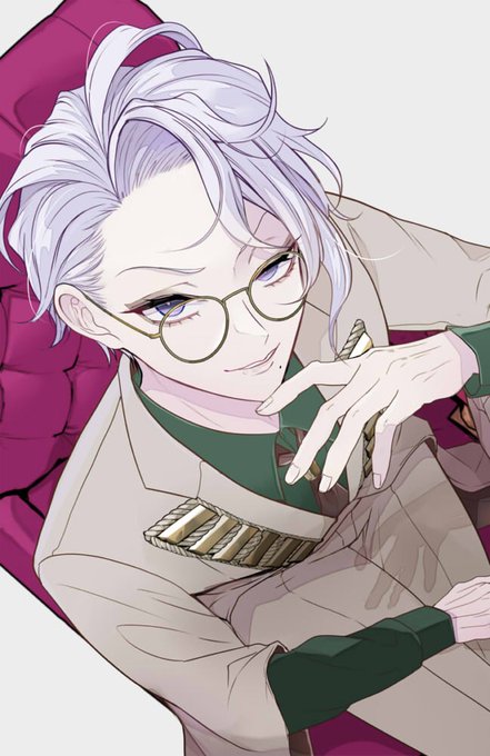 「purple eyes white hair」 illustration images(Latest)｜21pages