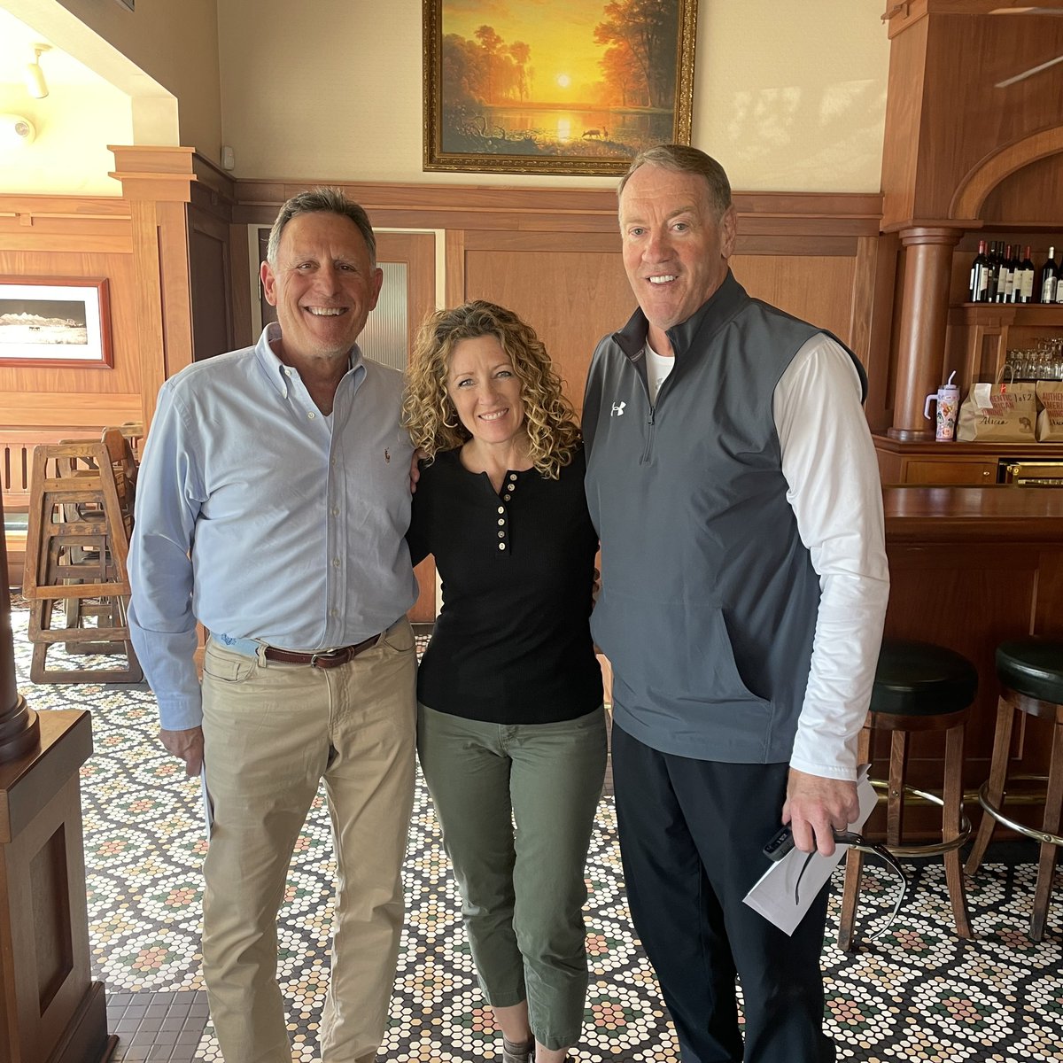 A yearly tradition: planning lunch for the @COSportsHoF Banquet with President/CEO Tom Lawrence. This will be the 14th time Dave and I have hosted. There are some big name attendees coming on 4/17/24 and it’s almost sold out, last day for tickets is today! coloradosports.org/events/