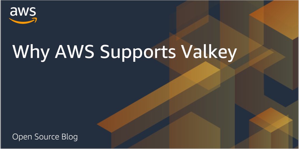 Learn why AWS supports open source Valkey at the @linuxfoundation. We're continuing to contribute to the project. go.aws/4aDJsph