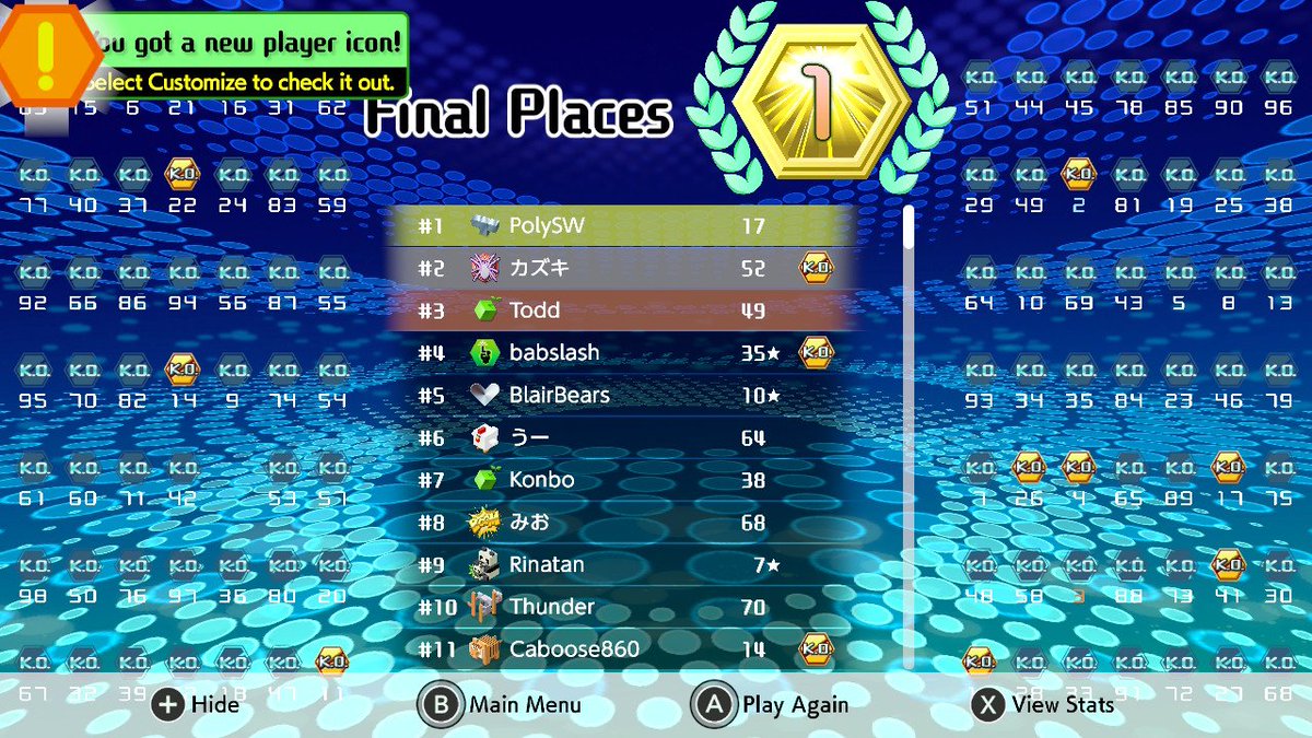 this time

I'M THE GOAT feat. blairbears
SHUT DOWN #Tetris99 LOL!!!!!