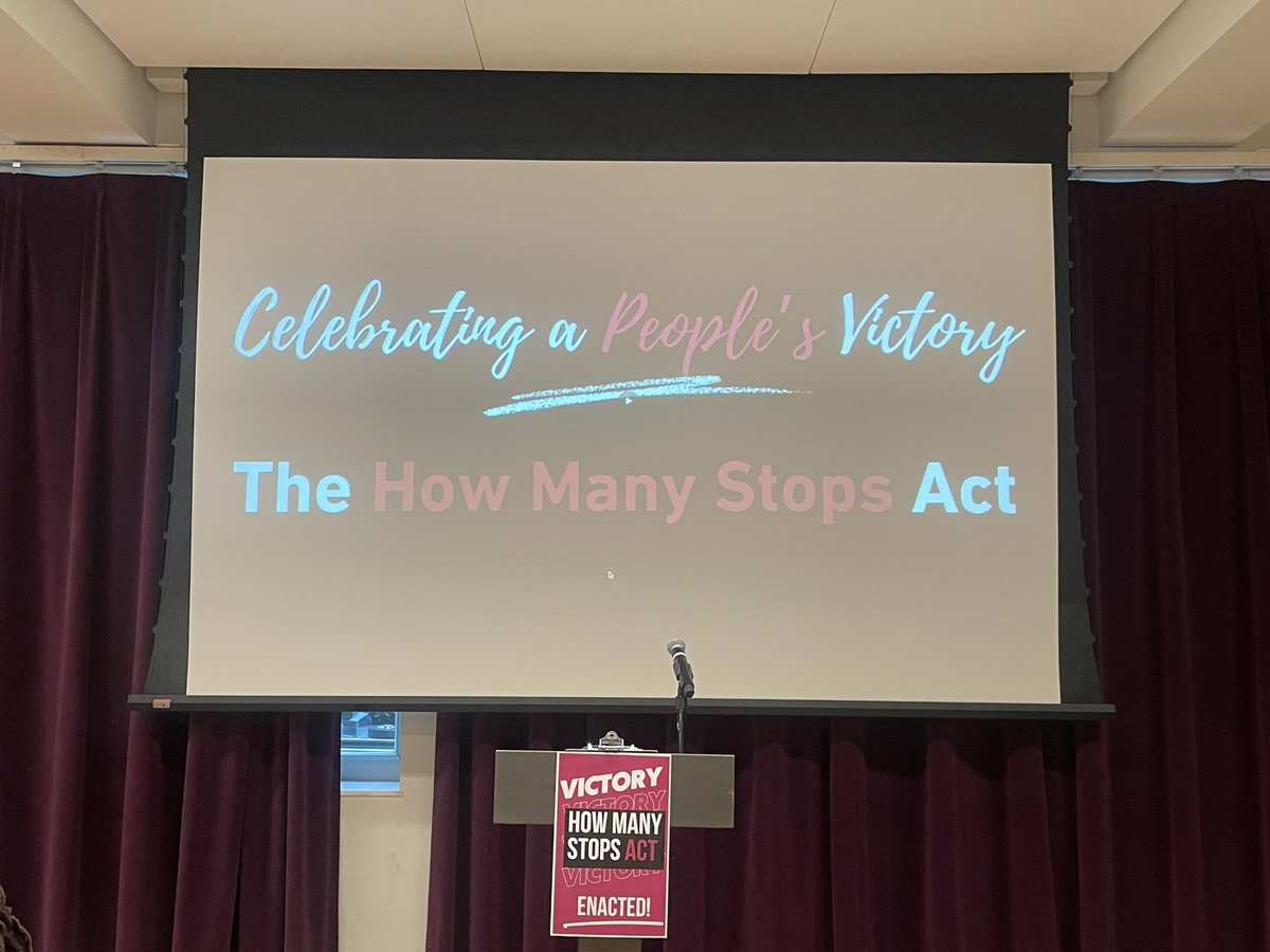 It’s never too late to celebrate a people’s victory! And tonight, we’re thrilled to gather with everyone who made the #HowManyStopsAct a reality!