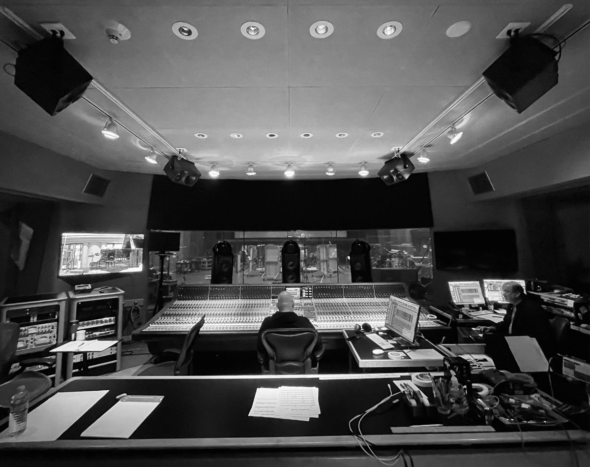 It’s in the can. Relief and anticipation. Continuity. The journey continues… Photo by @masklab. At @skywalkersound with @RefRecordings