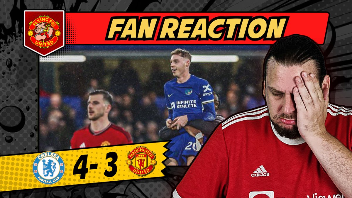 CHELSEA 4-3 MAN UTD REACTION HERE youtu.be/Nod-UGXvVPM?si… via @YouTube RANT! MELTDOWN! Chelsea 4-3 Man Utd GOALS United Fan Reaction #chelsea #manutd #chemun #premierleague #reaction