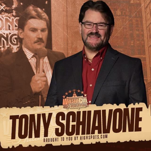 Come say hey to @tonyschiavone24 this weekend at @wrestlecon #whw