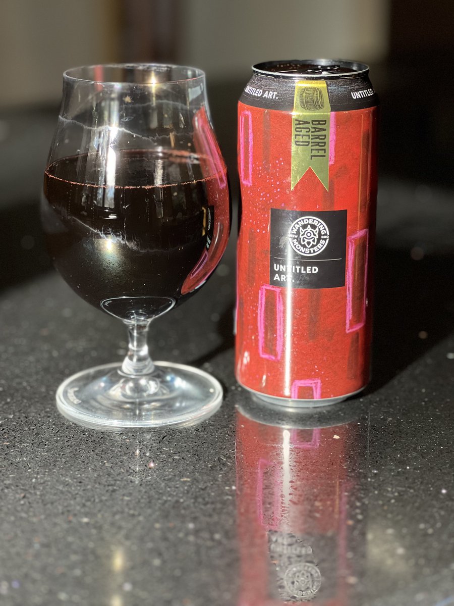pejacoby's tweet image. I’m a glutton for gluttony, just had to try another #pastryStout for #stoutThursday

@untitledartbev makes some amazing brews. BA Red Velvet Cake pastry #stout is the wildest color I’ve ever seen! Collab with #wanderingmonsters

Super sweet and rich, boozy cherry &amp;amp; chocolate