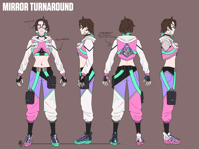 Turnarounds for class, still on my #VALORANT kick. 