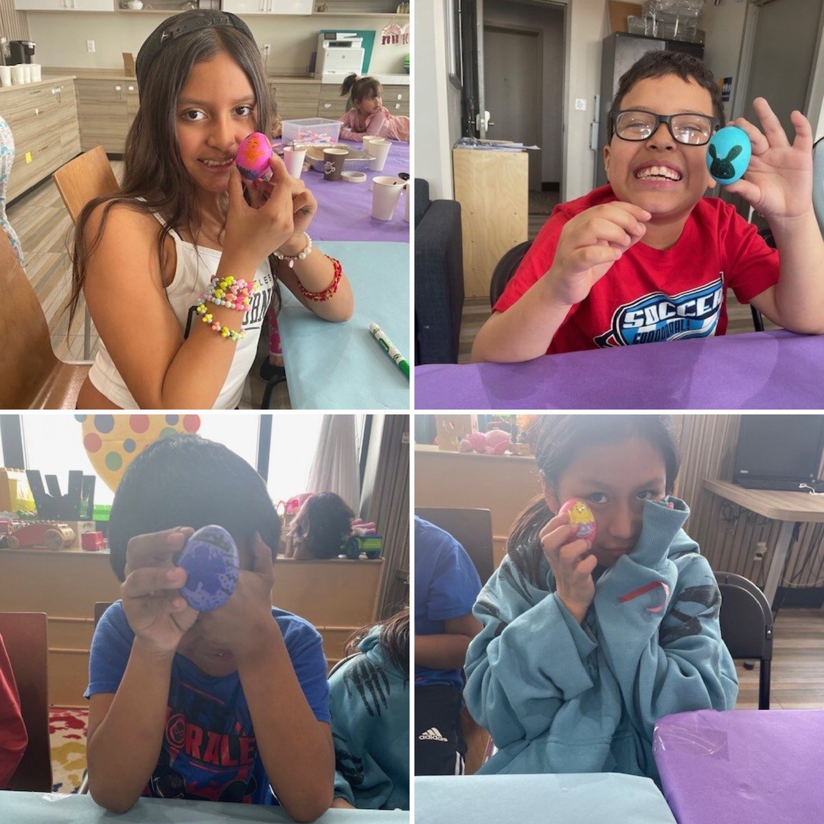 We’re still basking in the fun of our Easter egg decorating activity at Fortitude House, our Brooklyn sanctuary that houses 84 families. #HappyEaster