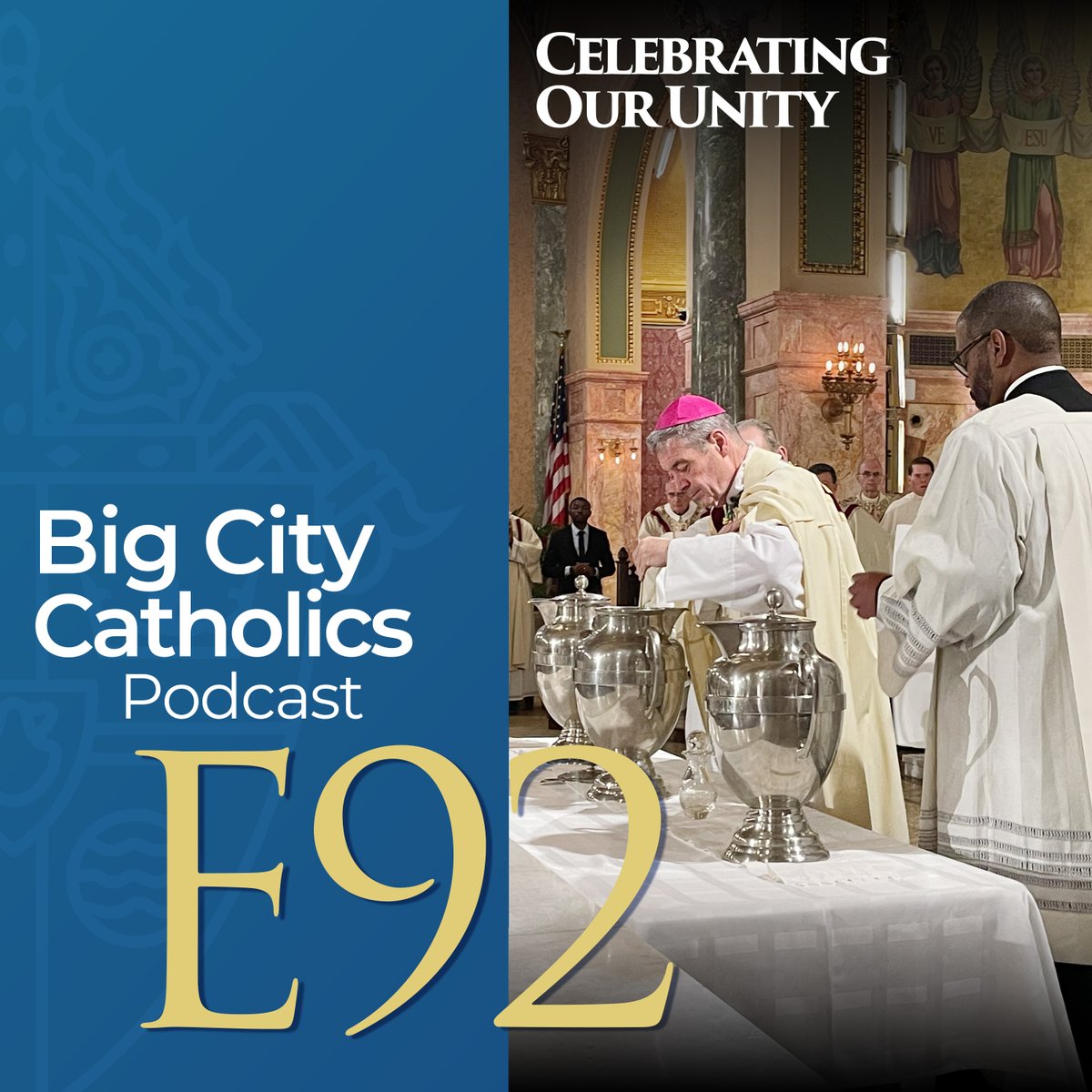 Our newest episode of #BigCityCatholics releases tomorrow. If you haven't already, catch up on last week's special episode talking about unity within the Church and our diocese. Click the link for the full episode: bit.ly/43NVdHj #unity #chrismmass #easterseason