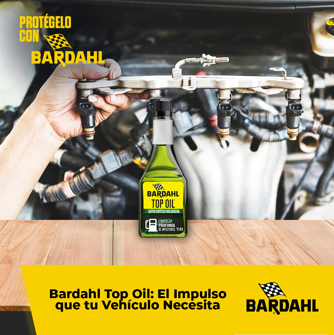 ¡Potencia tu vehículo con Bardahl Top Oil Limpieza Profunda! Este aditivo sintético limpia a fondo los inyectores, válvulas y cámara de combustión, eliminando impurezas y depósitos. Recomendado para automóviles y camionetas, garantiza un rendimiento óptimo del motor. Evita la ...