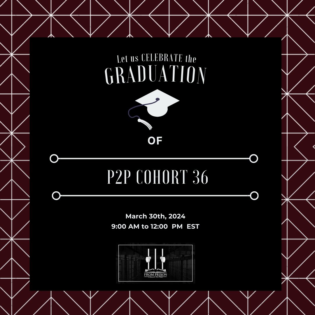 @prison2pro is delighted to announce the upcoming graduation of Prison-to-Professionals Cohort 36, both online and from the Missouri Department of Correction's Transition Center and beyond!

Learn more at stem-ops.org/events/prison-…

#STEMOPS #Innovation #EducationDevelopment