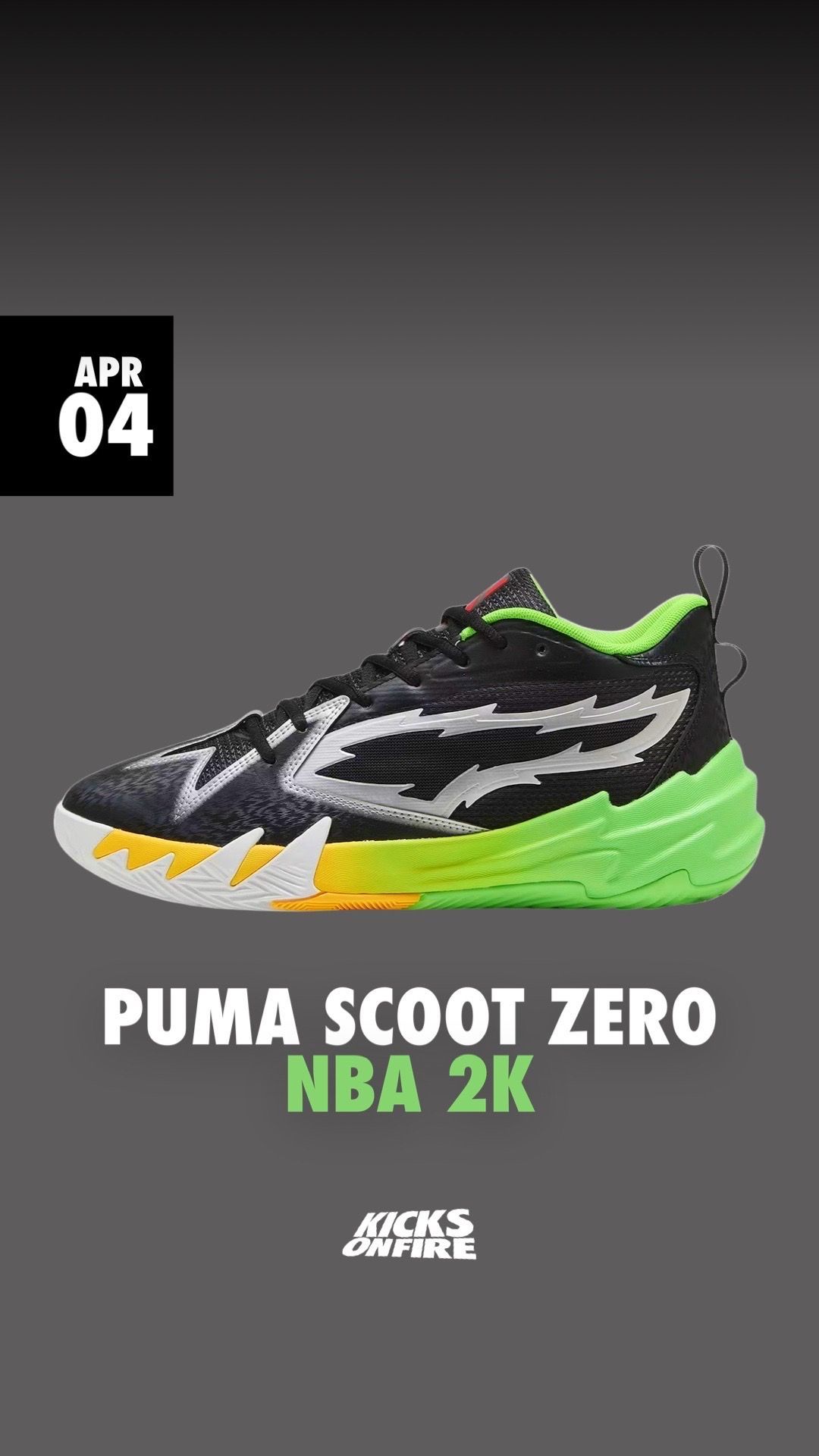 KicksOnFire on X PUMA dropped an NBA 2K colorway of the Scoot Zero today Are these a hit or miss https t tUUmHa5273 X