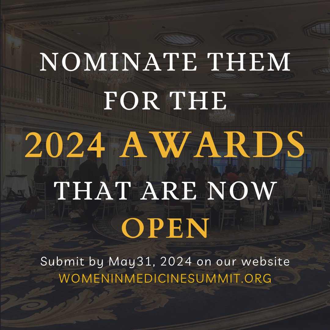Don't miss your chance to nominate an amazing #HeForShe #SheForShe #Trailblazer for this years #WIMStrongerTogether #IStandWithHer awards! womeninmedicinesummit.org
