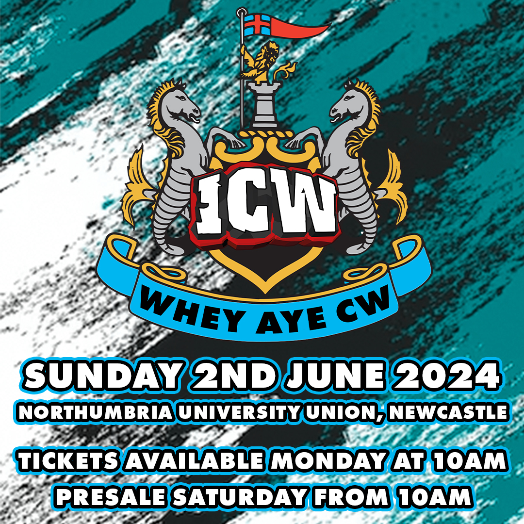 NEWCASTLE! We're back on Sunday 2nd June, when Whey Aye CW heads to the Northumbria University Student's Union! General tickets on sale Monday at 10am, however mailing list subscribers get early access from tomorrow! Join our mailing list 📧➡️bit.ly/ICWmail