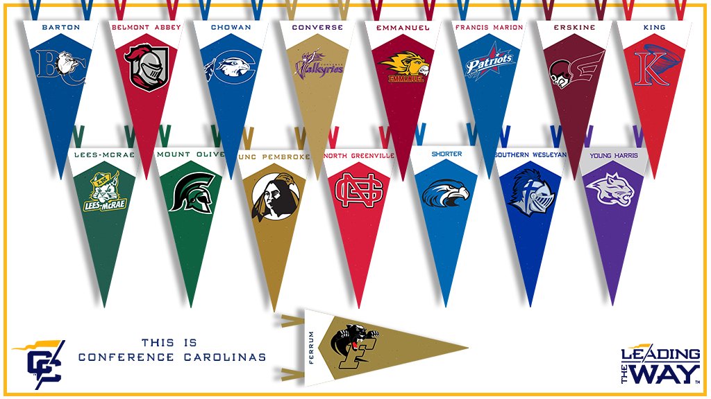 Conference Carolinas is excited to have <a href="/FerrumAthletics/">Ferrum Athletics</a> as the 16th member!

🔗: bit.ly/4amcqdC

#LeadingTheWay