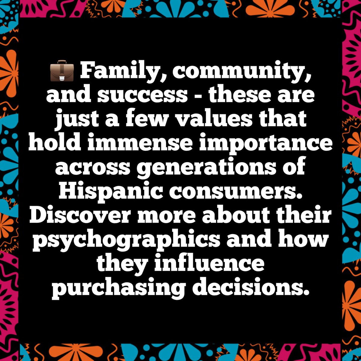 💼 Family, community, and success - these are just a few values that hold immense importance across generations of Hispanic consumers. Discover more about their psychographics & how they influence purchasing decisions. 

instagram.com/lagrant_commun…

#HispanicValues #ConsumerBehavior