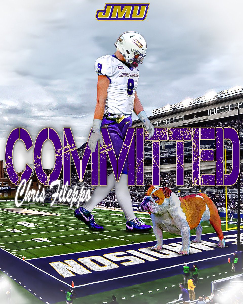 I'm thankful to announce my commitment to James Madison University. Thanks to my coaches and teammates for the support through this process. Go Dukes! @CoachBobChesney @coachhemp @CoachSparber @nathanapplebaum @JMUFootball @EdOBrienCFB @PFSkillsAcademy @LaSalleFball
