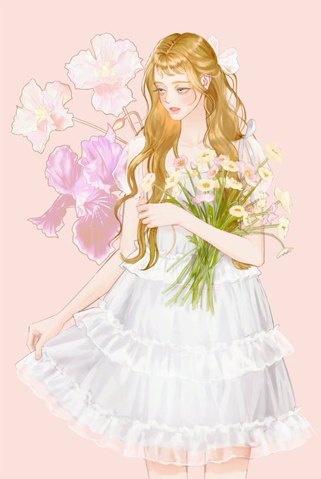 「brown hair tulip」 illustration images(Latest)