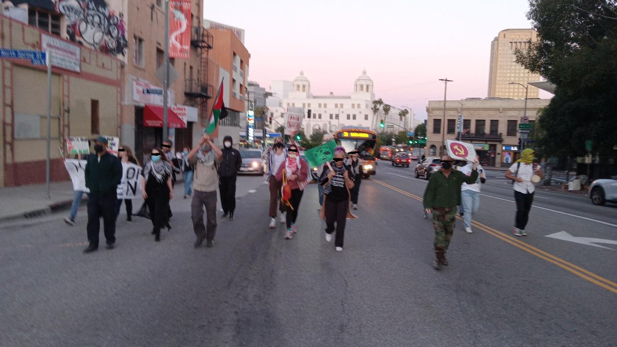 Doesn't take many to fuck with LA traffic every day #FreePalestine #AbolishIsrael